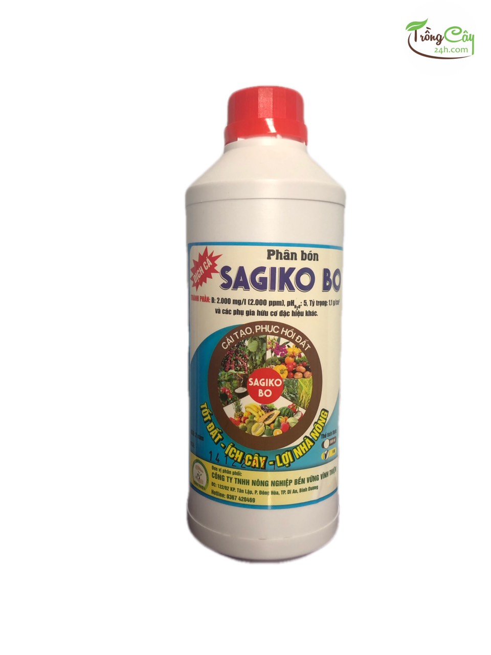 ĐẠM CÁ HỮU CƠ (DỊCH CÁ) SAGIKO BO 1L