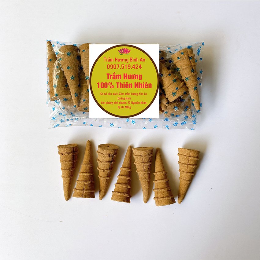 { trầm hương nụ thiên mhien hộp 25k } hút tài lộc - maket pro-{ viên trầm nụ trầm viên nụ trầm hương dùng được cho cả thác khói trầm hương}