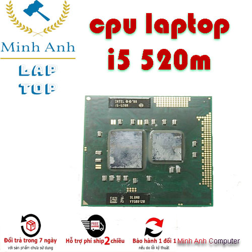 chíp laptop cpu core i3 i5 i7 gen 2 , gen 3