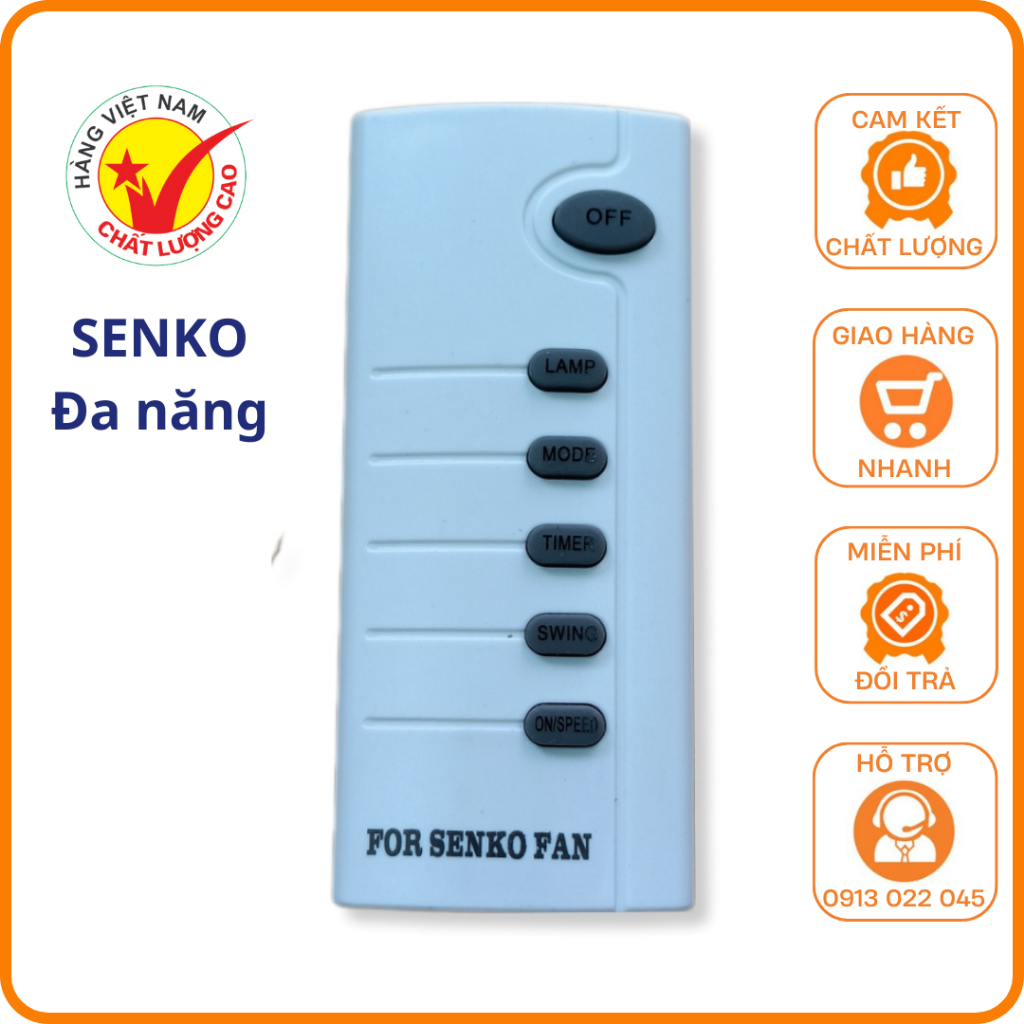 Remote quạt cây, quạt treo tường SENKO