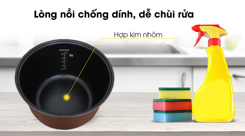 Nồi cơm điện Philips 1.8 lít HD3115 Mới 100%