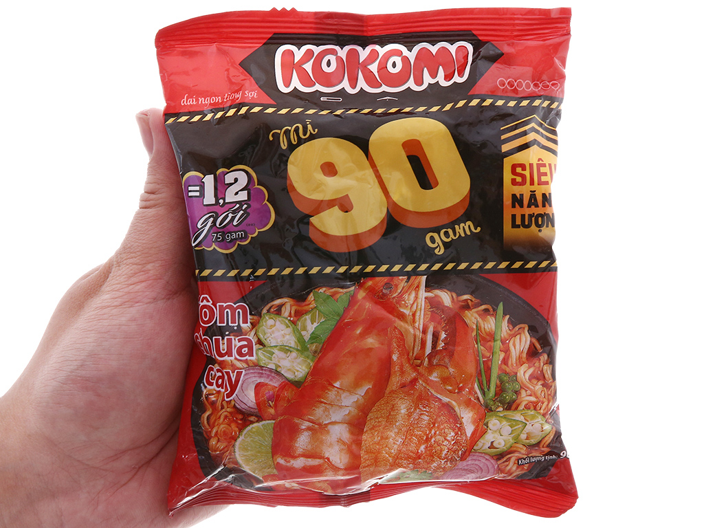 Mì Kokomi 90 Tôm Chua Cay Gói 90g