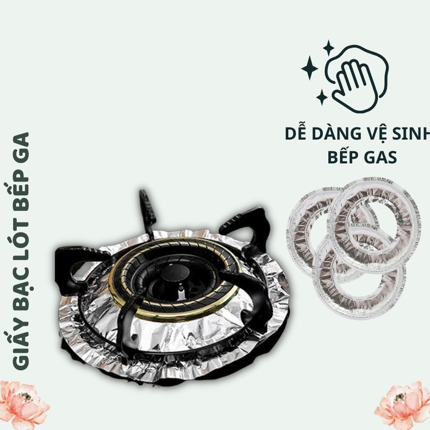 Set 10 lót bếp gas tròn