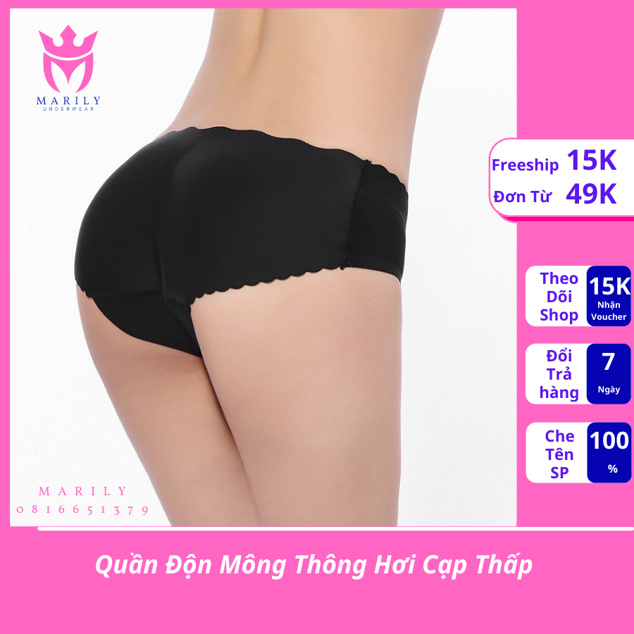 Quần Độn Mông Thông Hơi Cạp Thấp