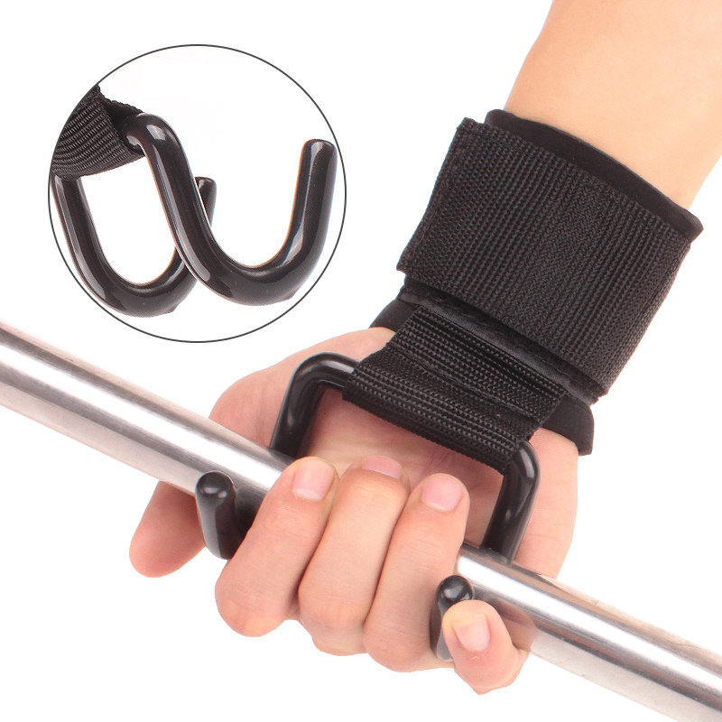 Cinto De Pulseiras De Levantamento De Peso Pull Up Hook Gym