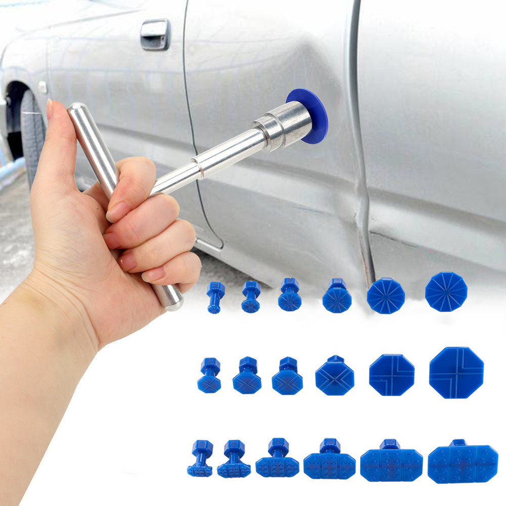 Car dent repair tool, sheet metal free repair short T-pull repair puller