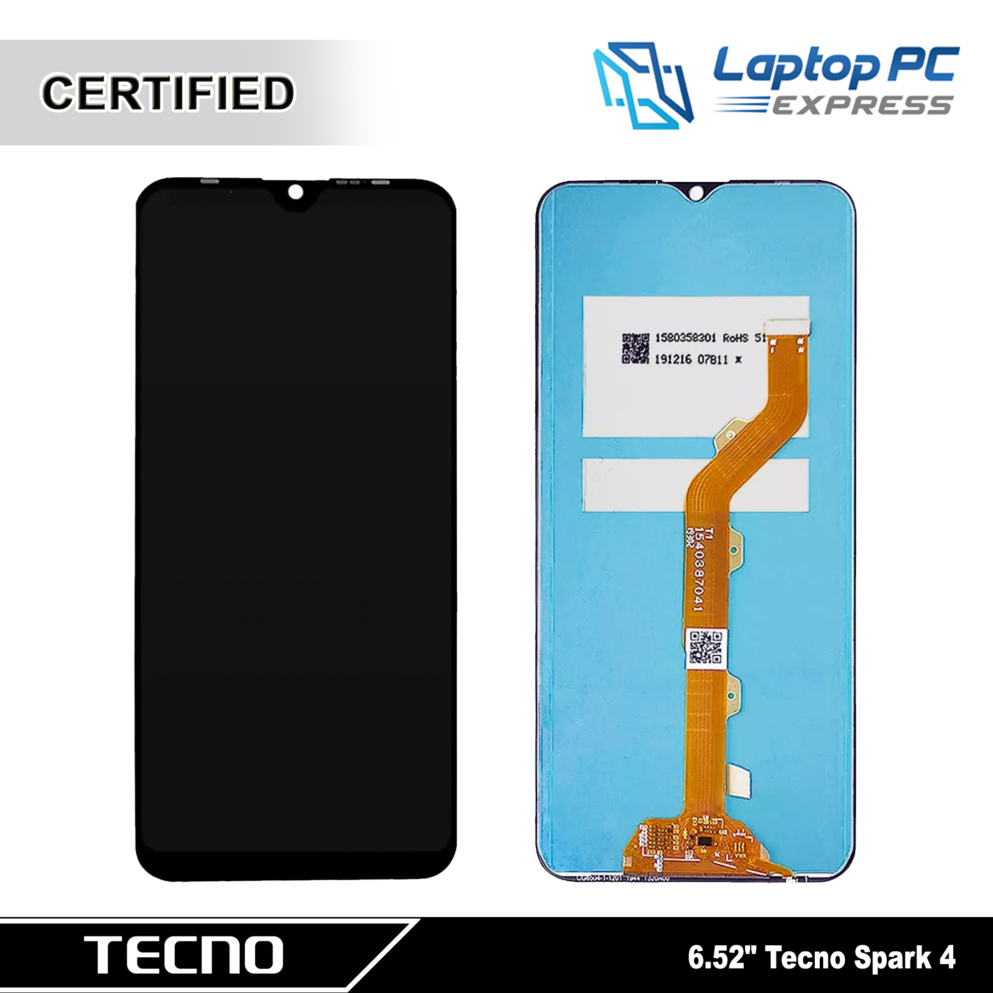 tecno spark 4 screen