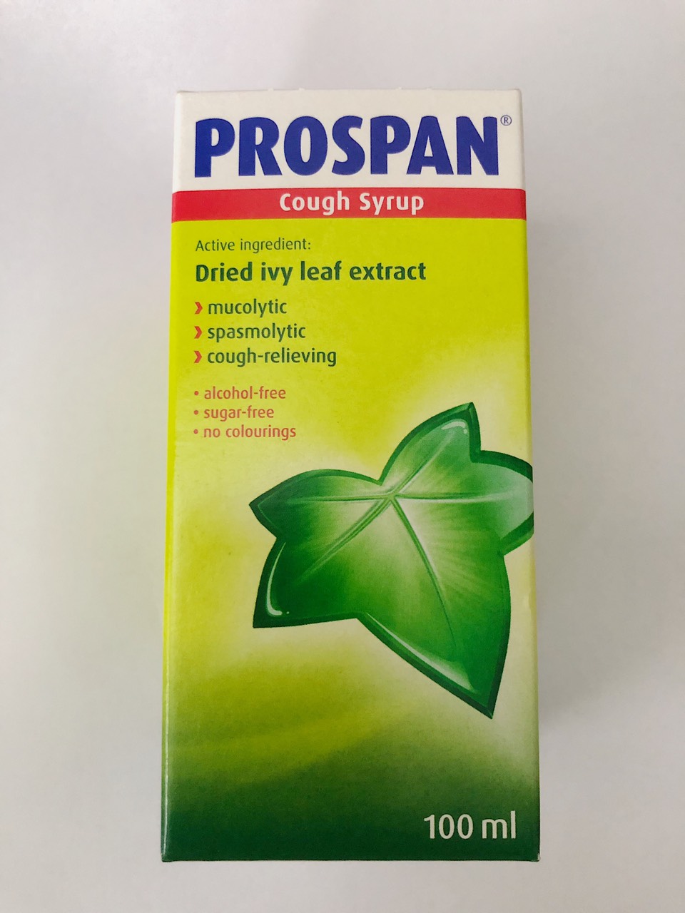 Siro ho PROSPAN cho bé - cao lá thường xuân 100ml
