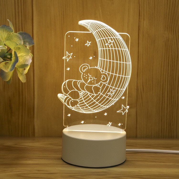 Đèn Ngủ LED 3D Nhiều Mẫu Siêu Xinh