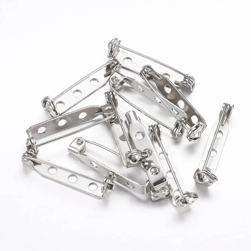 Set 10 Ghim cài áo trơn nhiều kích cỡ