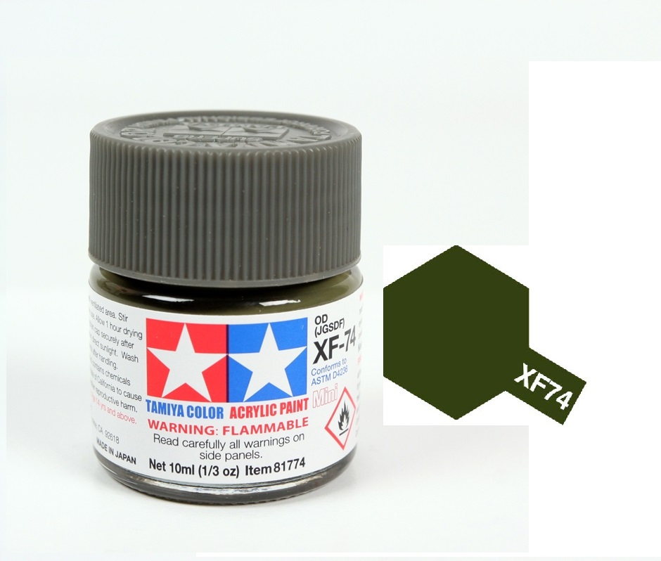 Acrylic ( XF71 ~ XF80  ) sơn mô hình gốc nước 10ML Tamiya