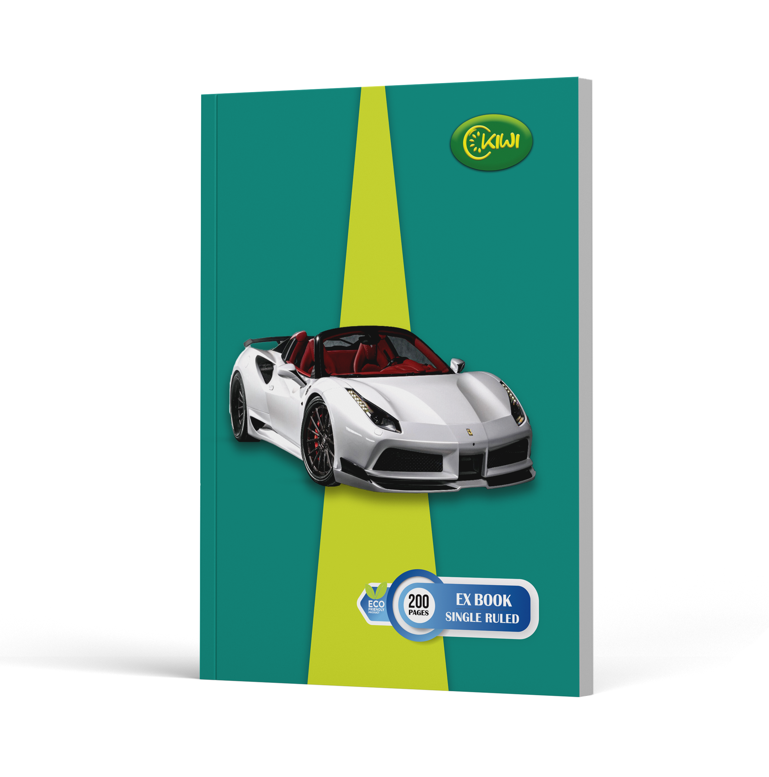 KIWI Exercise Book 200 pages = Single Ruled set - 02 Books. 