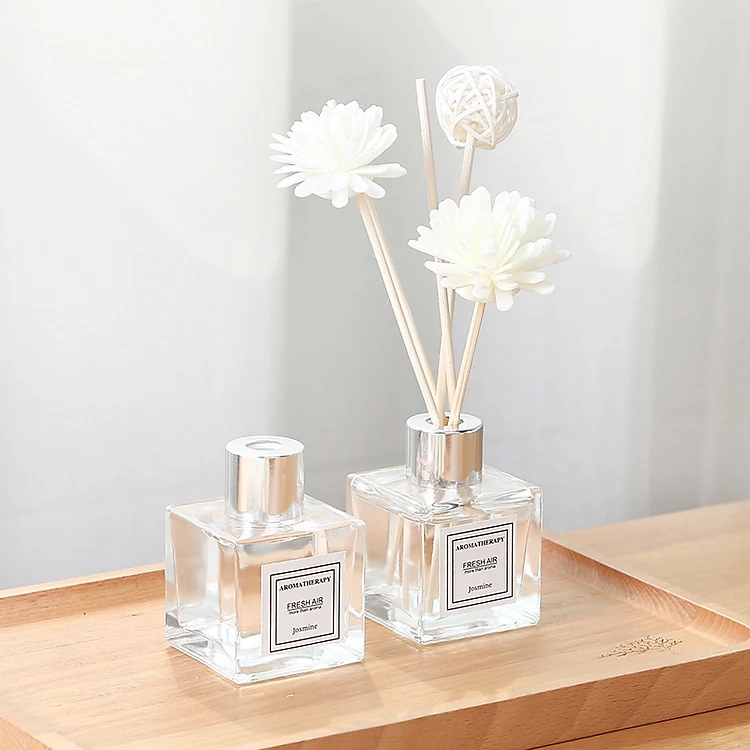 Lọ tinh dầu khuếch tán thơm phòng trắng 60ml - tinh dầu thơm phòng thư giãn