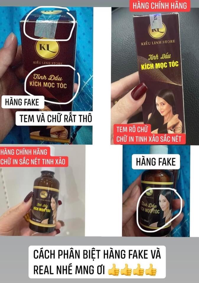 Tinh Dầu Trị Rụng Tóc & Kích Mọc Tóc Kiều Linh