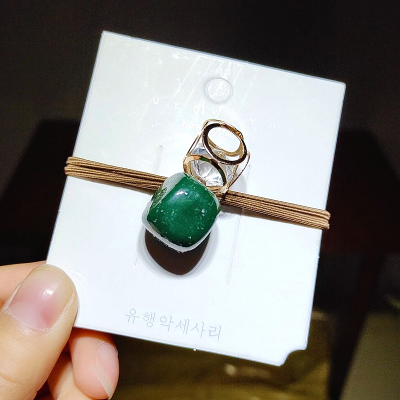 Cột tóc hột đá xí ngầu dễ thương (Nhiều màu)