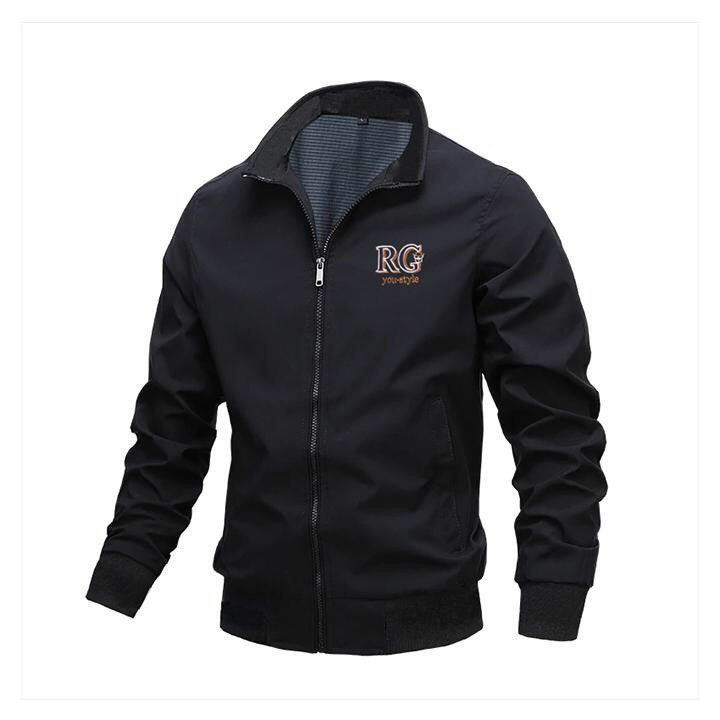 Kman áo khoác dù thêu logo phong cách bụi 05