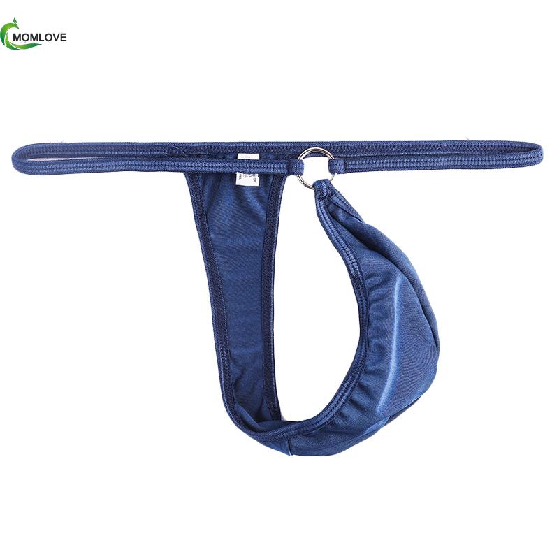 Breathable T Back Jockstrap Low Rise G String Briefs for Men's Underwear