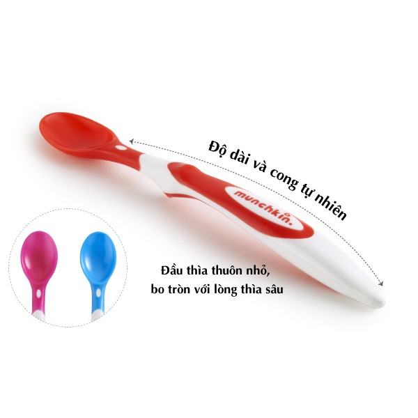 Thìa mềm Munchkin cho bé tập ăn dặm