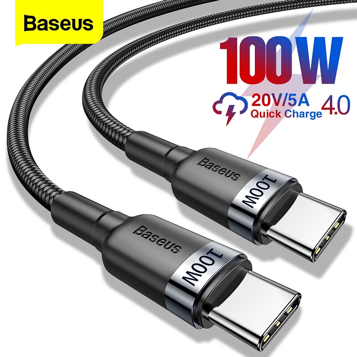 [Dài 2M] Cáp Sạc Nhanh Baseus 100W Type C to Type-c  QC 3.0