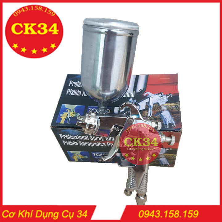 Súng phun sơn k-100g tokyo hàng đẹp tặng lọc hơi nước
