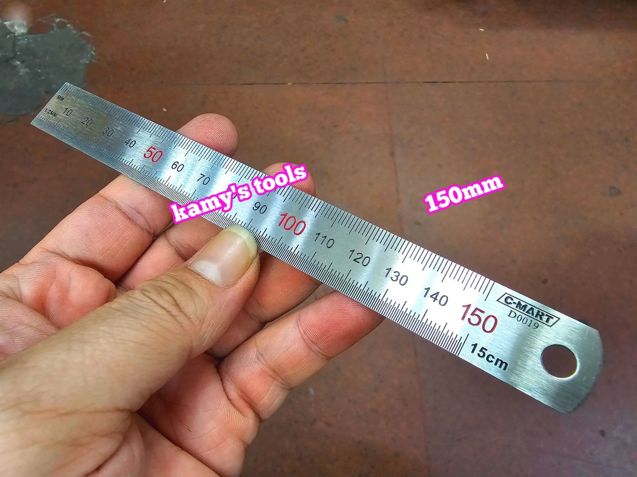 Thước lá inox c-mart 150mm 300mm d0019-150 d0019-300