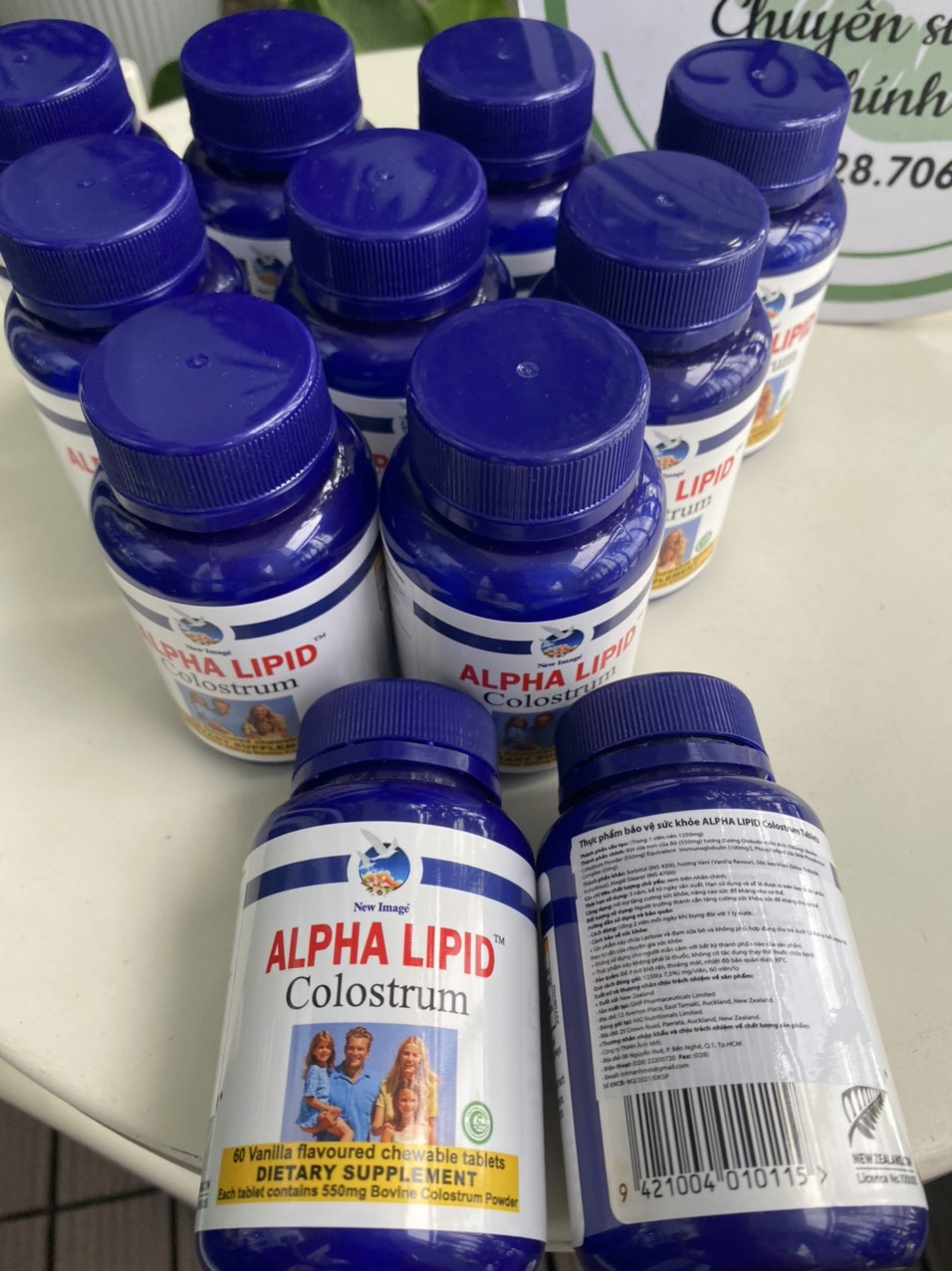 Sữa non ALPHA LIPID COLOSTRUM Capsules 60 VIÊN (hàng Newzealand)