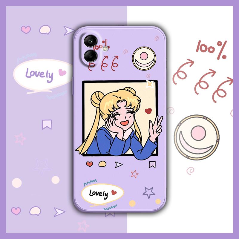 cute%20Skin%20feel%20silicone%20Phone%20Case%20For%20Samsung%20Galaxy%20A05/SM-A055F%20Fashion%20Design%20TPU%20Phone%20lens%20protection%20Solid%20color%20-%20Image%202