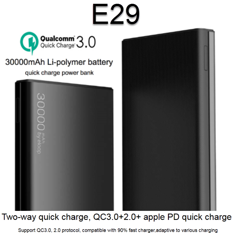Pin Sạc Dự Phòng ELOOP E29 30.000mAh - Hãng Phân Phối Chính Thức