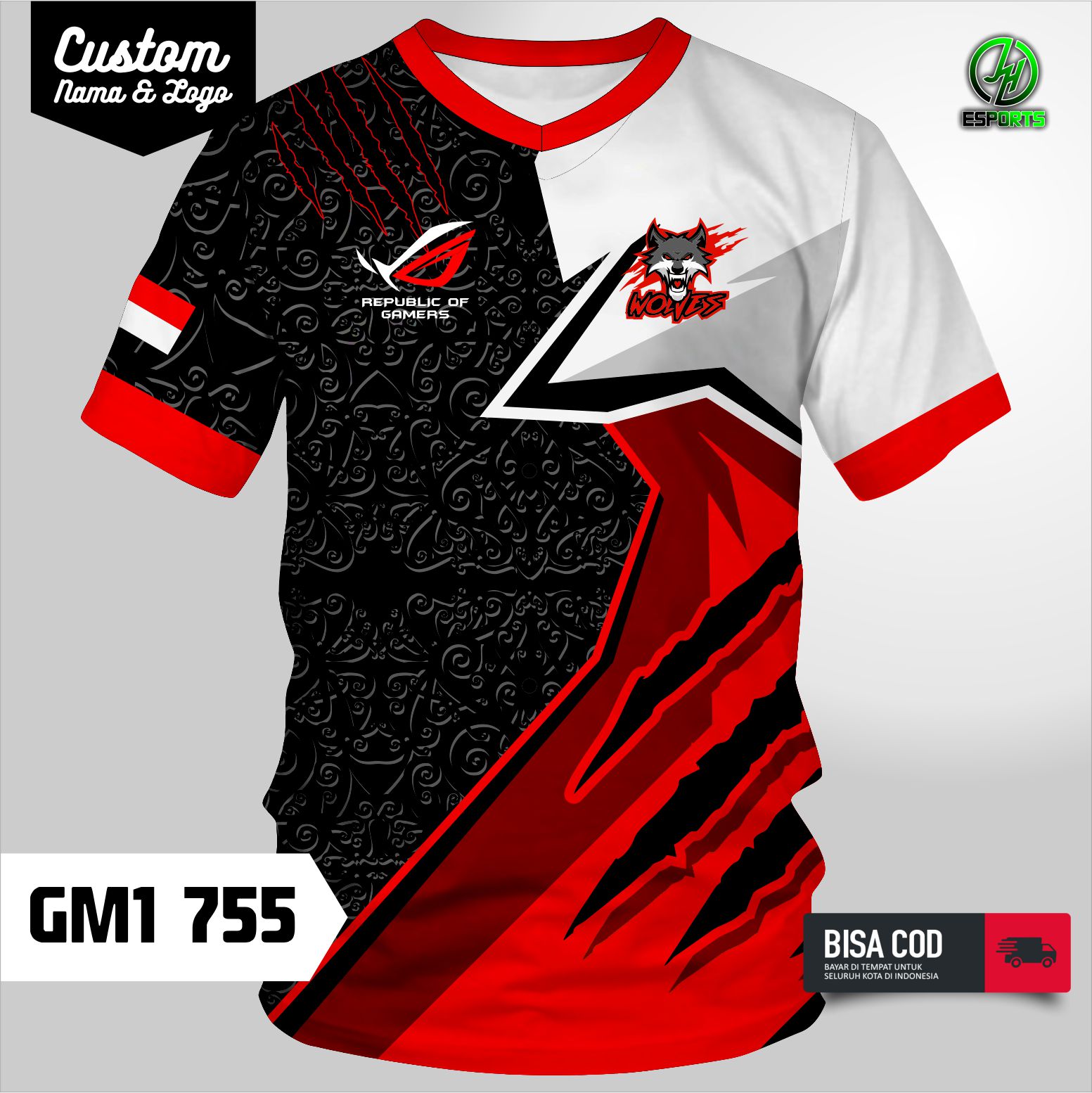 Mobile Legend Mentahan Baju Esport Ff Jersey Game Free Fire Baju