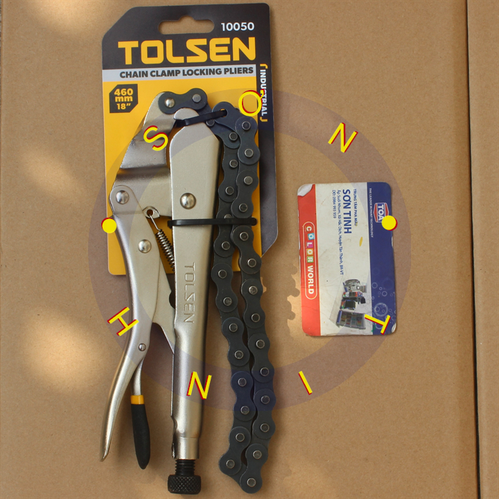 Kìm đa năng bấm chết mỏ xích tolsen 10050 chain clamp locking pliers