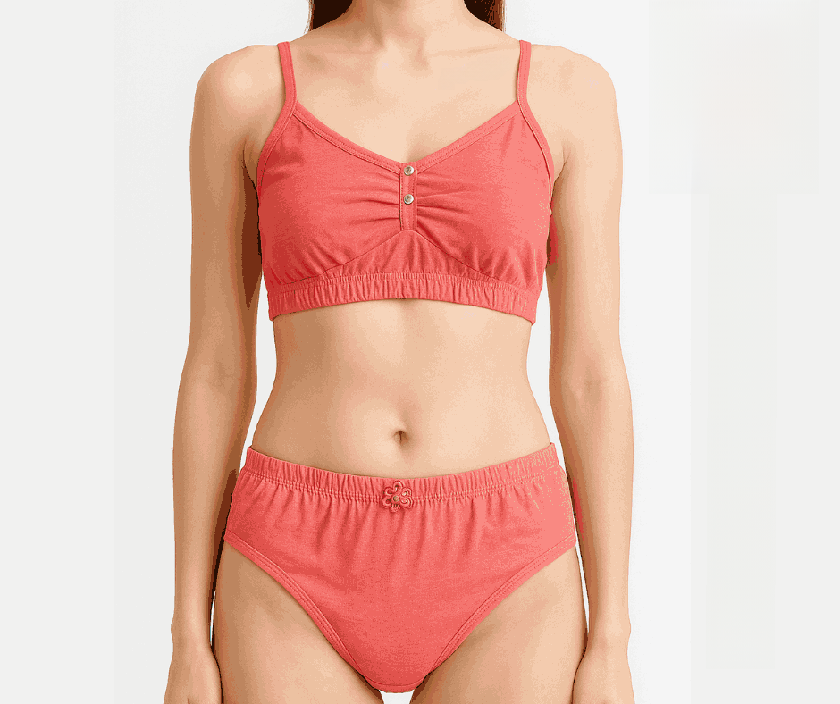 Girls' Matching design Underwear Set Cotton Bra and Panty. â đŖ āϏā§āĻā§āϞ/āĻāϞā§āĻā§āϰ āĻŽā§ā§ā§āĻĻā§āϰ āĻāύā§āϝ āĻĒāĻžāϰāĻĢā§āĻā§āĻ āϏāĻĢāĻ āĻ āĻāϰāĻžāĻŽāĻĻāĻžā§āĻ āϏā§āϤāĻŋ āĻŦā§āϰāĻž-āĻĒā§āϝāĻžāύā§āĻāĻŋ āϏā§āĻāĨ¤