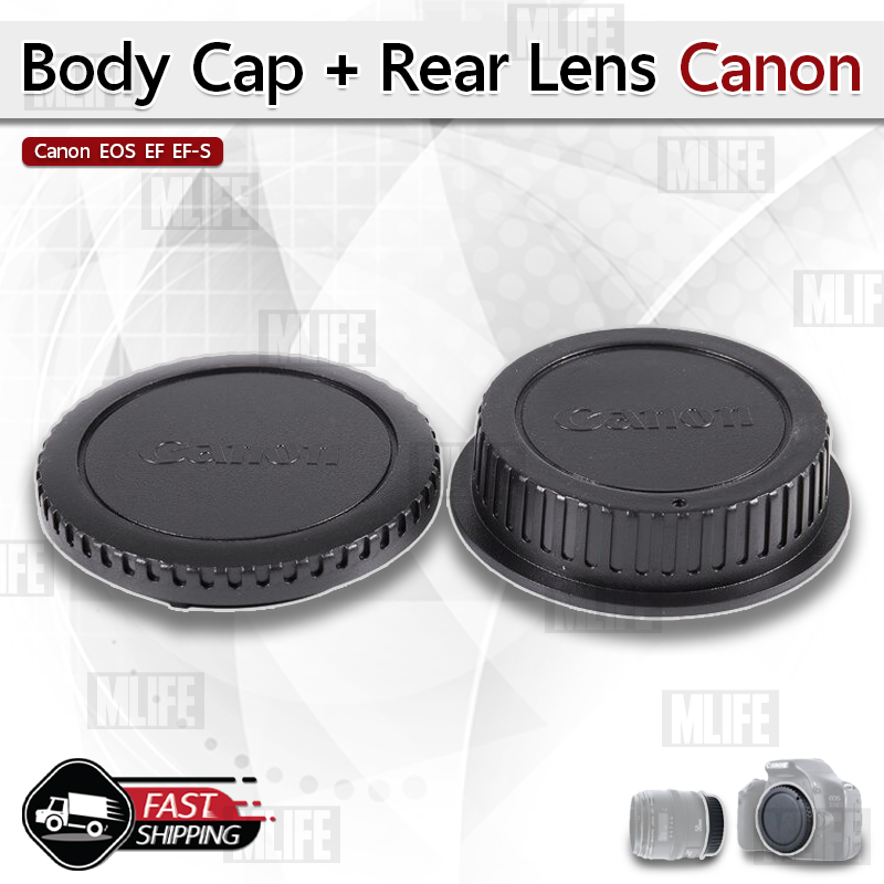 Mlife Body Cap Rear Lens Cap Canon