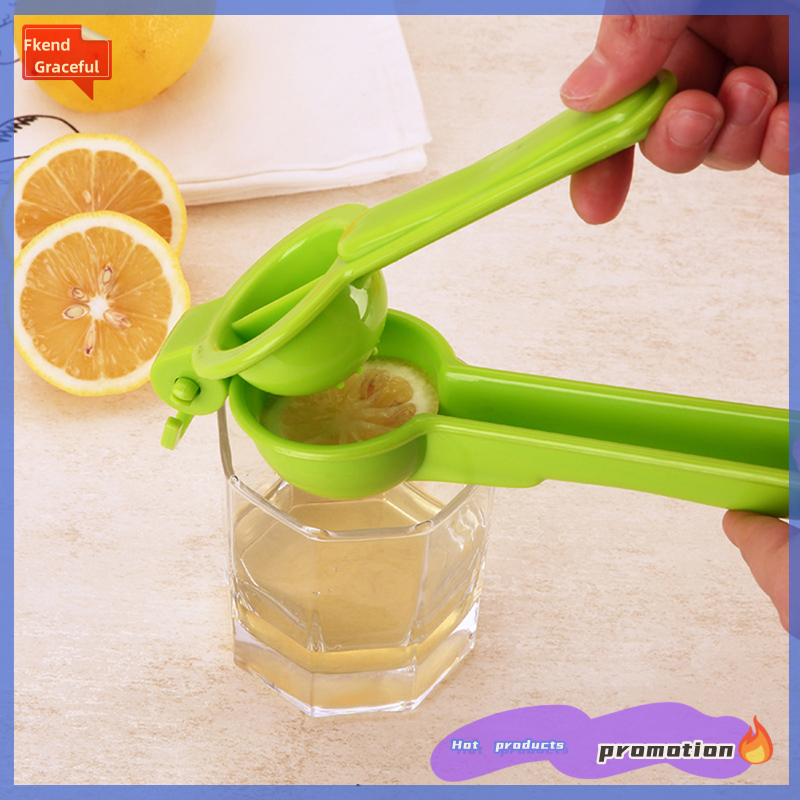 Fkend 1Pc Plastic Lemon Clip Kitchen Thickening Manual Fruit Juicer Mini Squeezer