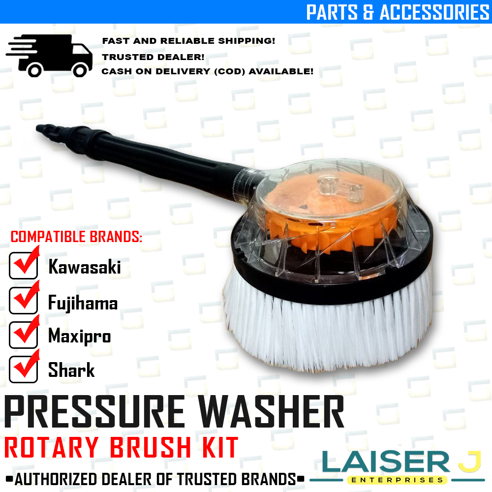 Pressure Washer Rotary Brush Kit Compatible with Kawasaki, Fujihama