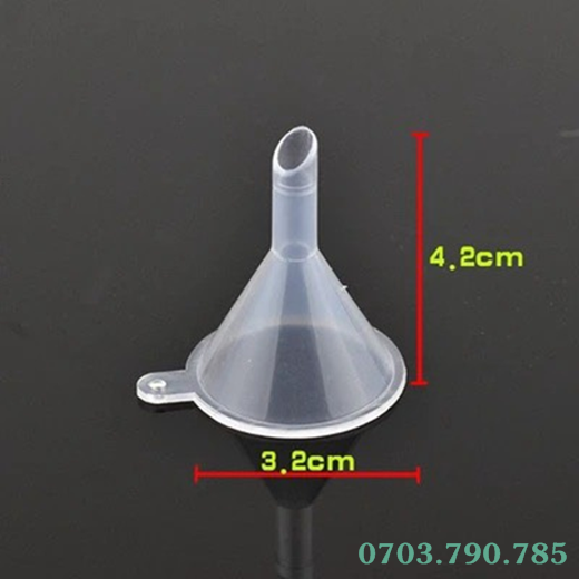Phễu nhựa mini chiết mỹ phẩm