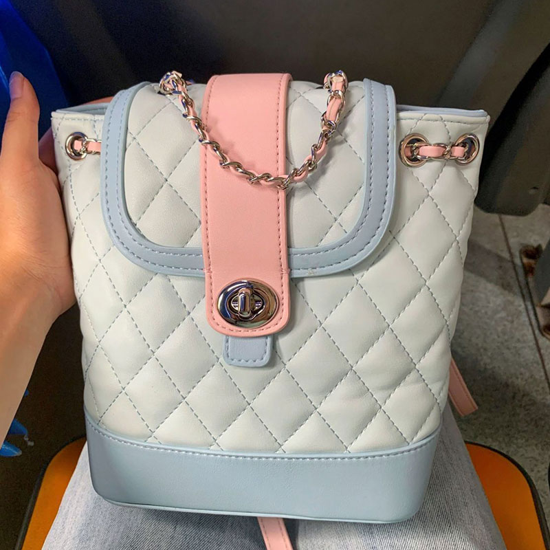 C&K Casual large capacity backpack Fashion female Korean women's backpack