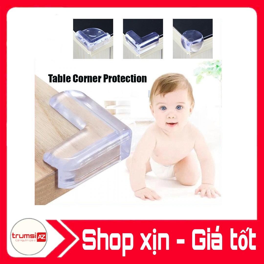 Bộ 4 cái bọc cạnh bàn Silicone