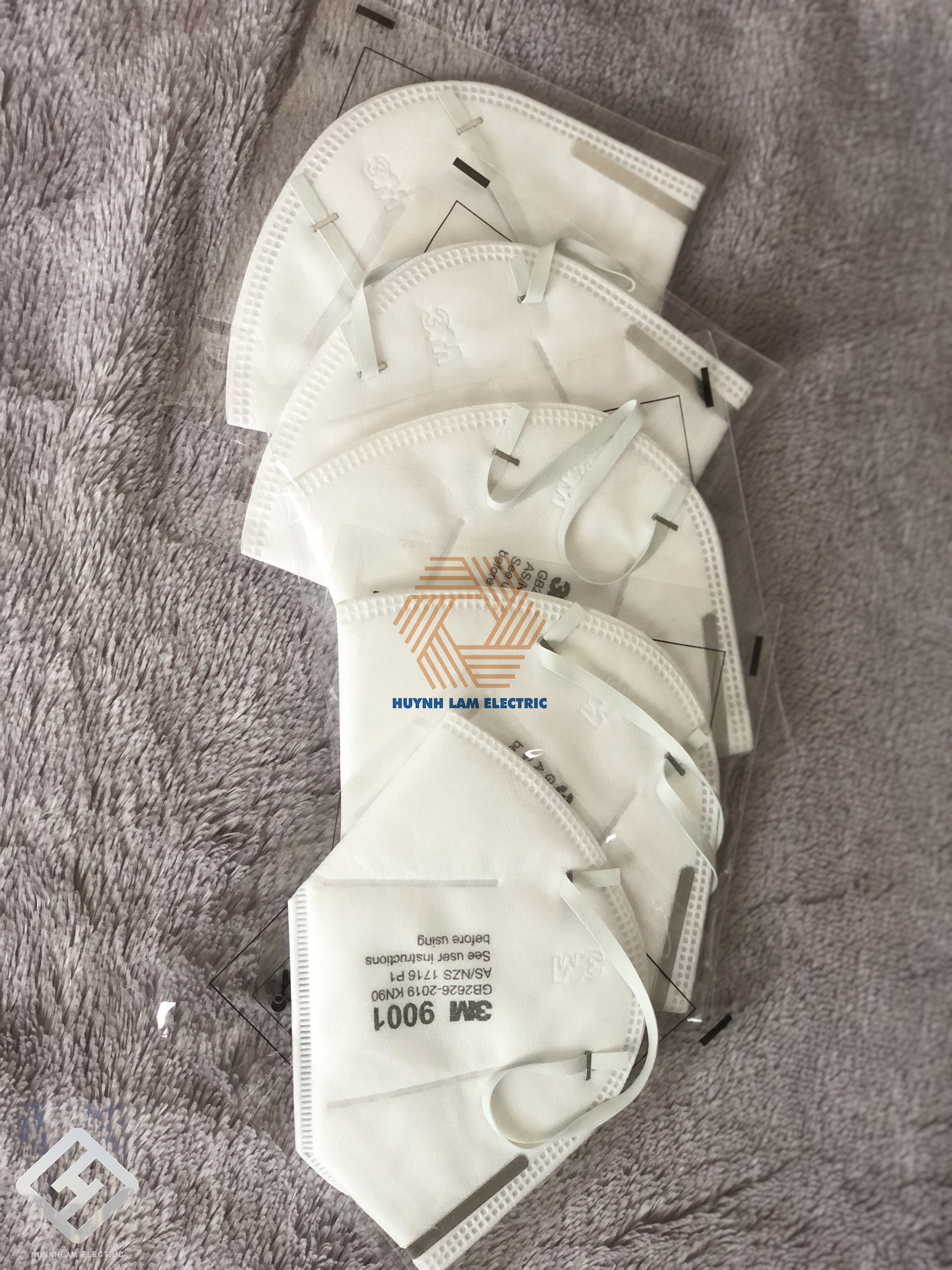 Khẩu trang lọc bụi mịn 3M 9001