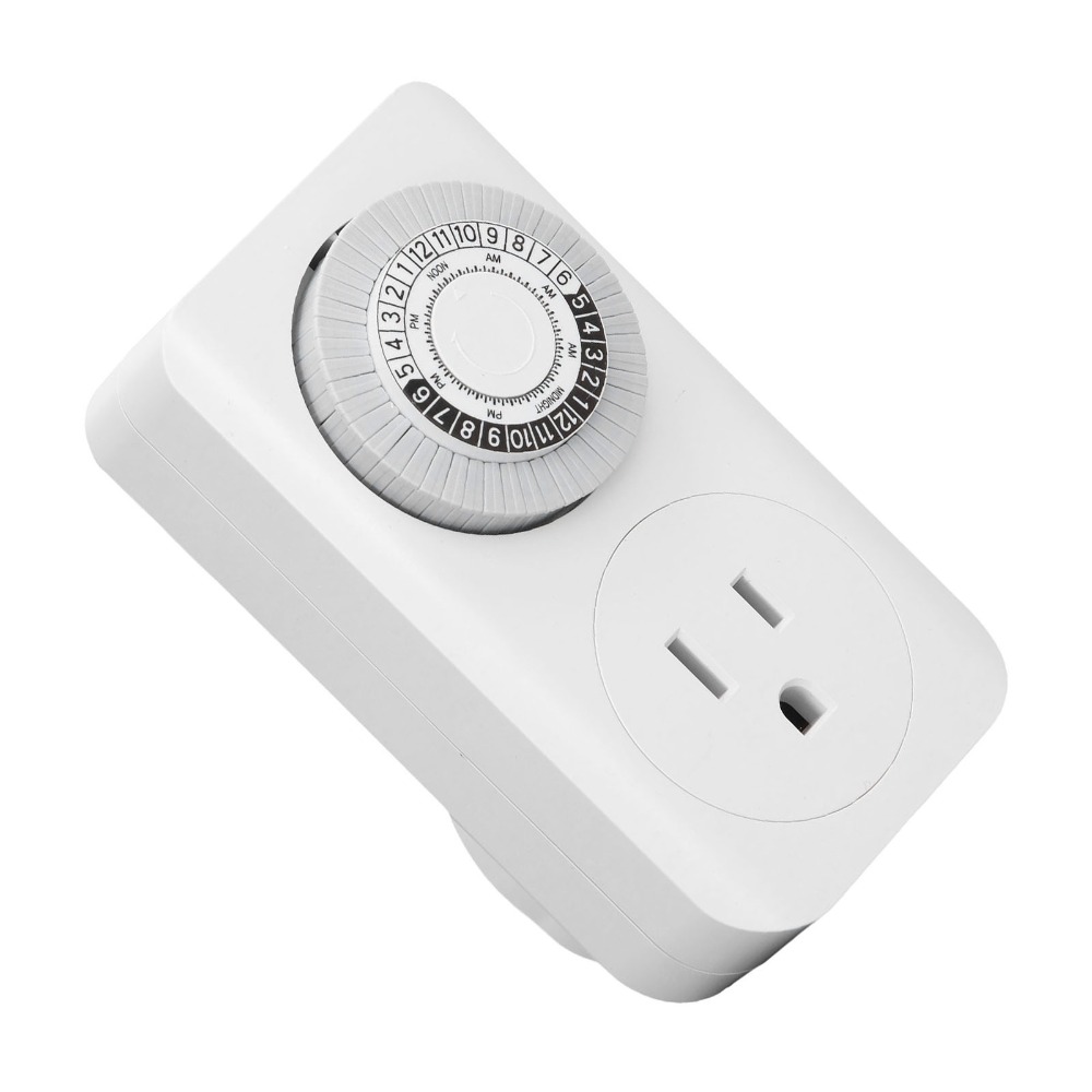 Durable Plastic Timer Socket US 125V Timing Power Controller ...