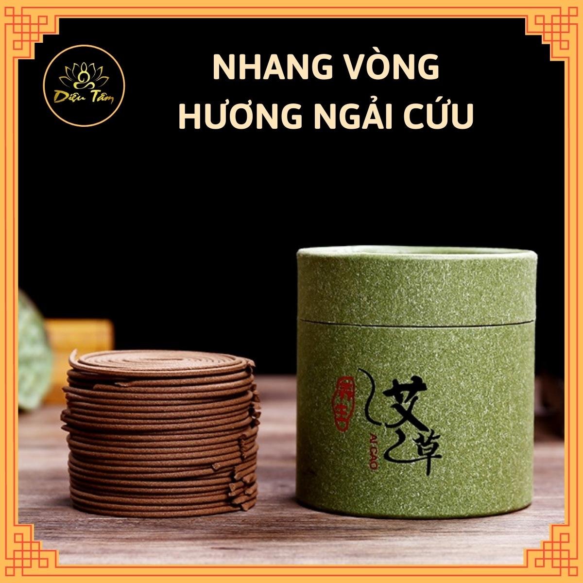Nhang trầm vòng- nhang khoanh tặng trụ cài nhang nhang vòng hương vòng đồ thờ cúng