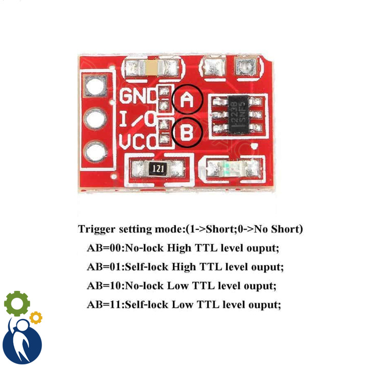 Module Nút Cảm Biến Chạm TTP223 Touch Sensor Cảm Ứng Điện Dung