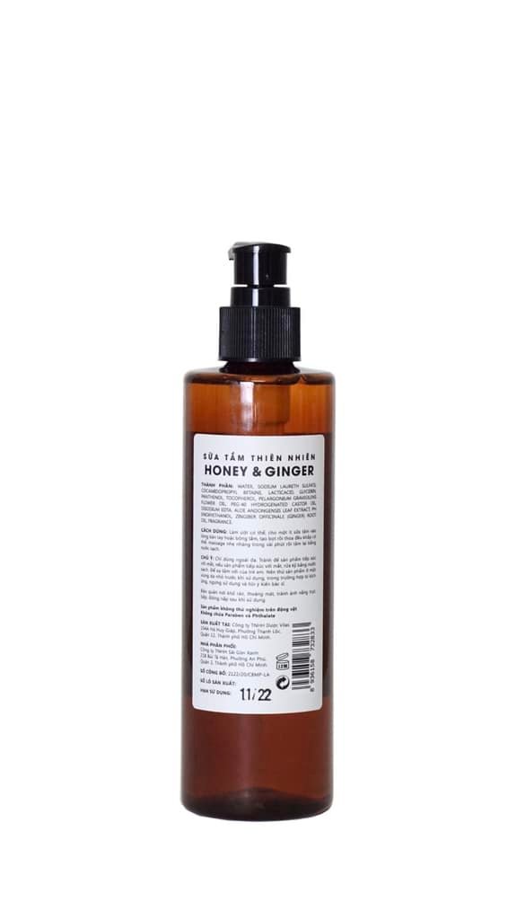 SỮA TẮM HONEY & GINGER 300ML
