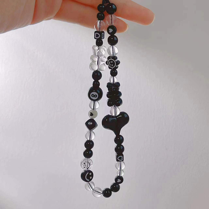 New%20Black%20White%20Bear%20Love%20Heart%20Beaded%20Mobile%20Phone%20Chain%20Charm%20Women%20Girls%20Cellphone%20Decoration%20Lanyard%20Telephone%20Strap%20-%20Image%203