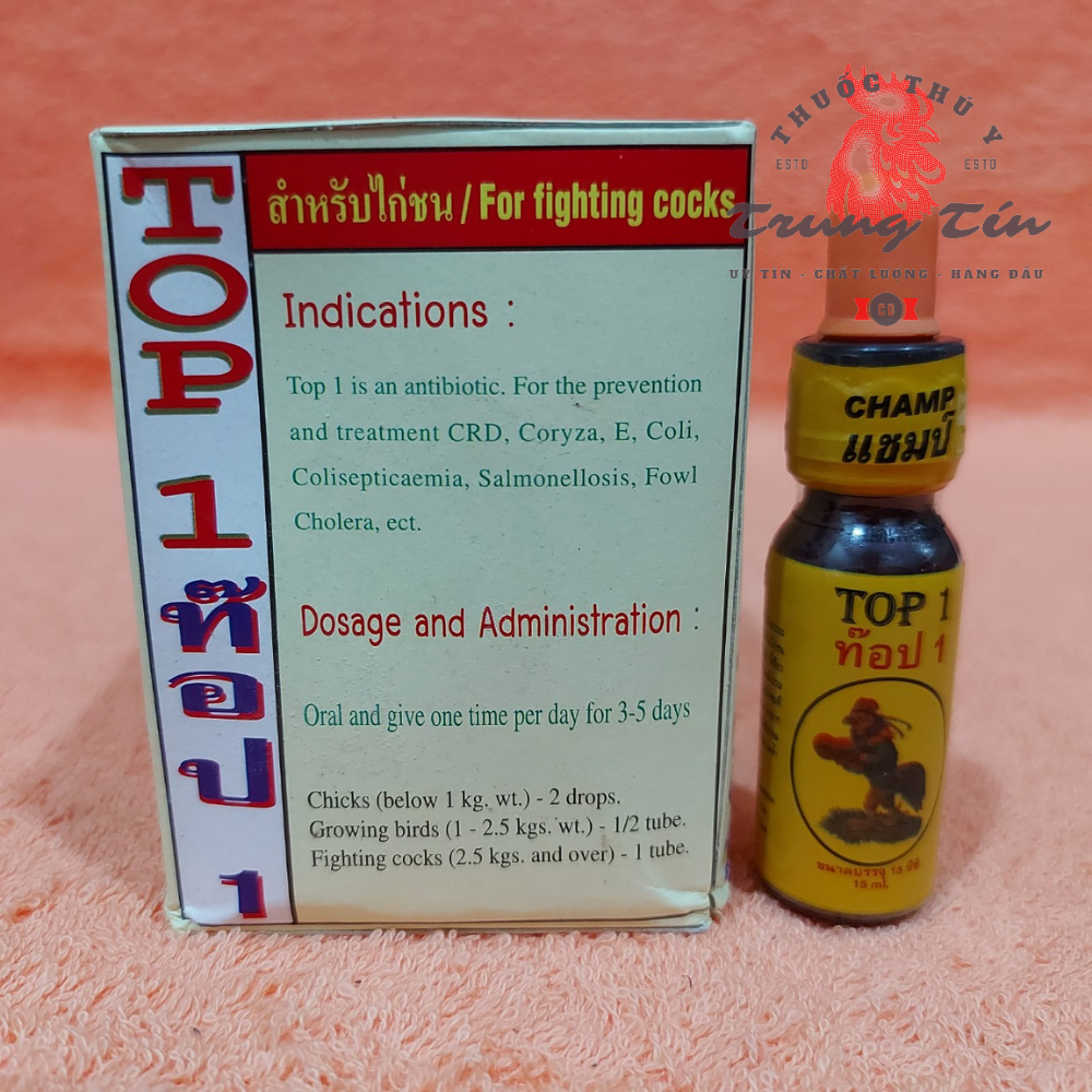 TOP 1 Thái Lan (đặc trị hen gà  khò khè  xỗ mũi) dành cho gà đá cựa sắt