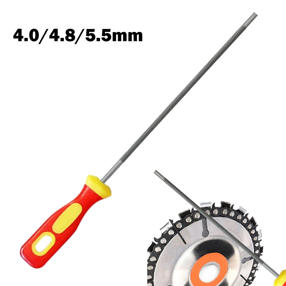 【UniRax】 Round Chainsaw Saw Chain Files Sharpener 4 0/4 8/5 5mm Optional Diameter 【Ready Stock】