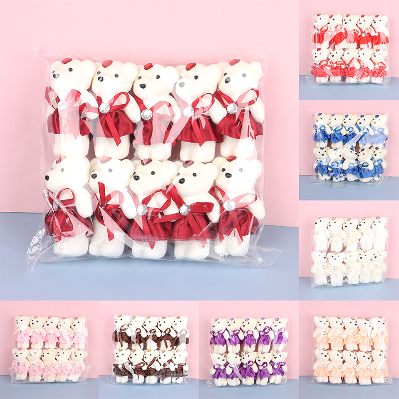 10Pcs%2012cm%20Bear%20Flower%20Bouquet%20Toy%20Cartoon%20Doll%20Teddy%20Bear%20Bouquet%20Graduation%20Birthday%20Wedding%20Gifts%20Party%20Decor%20ZHIXING%20-%20Image%202