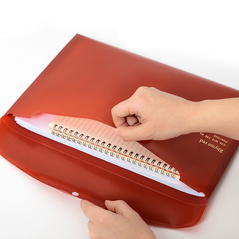 Envelope Folder Storage Bag Retro A4 Large Capacity Paper Clip Storage