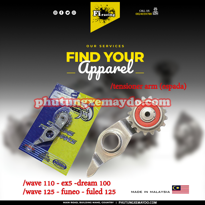 Cần tăng cam espada sử dụng đươc cho nhiều dòng xe dream wave 110 wave 125 funeo fuled