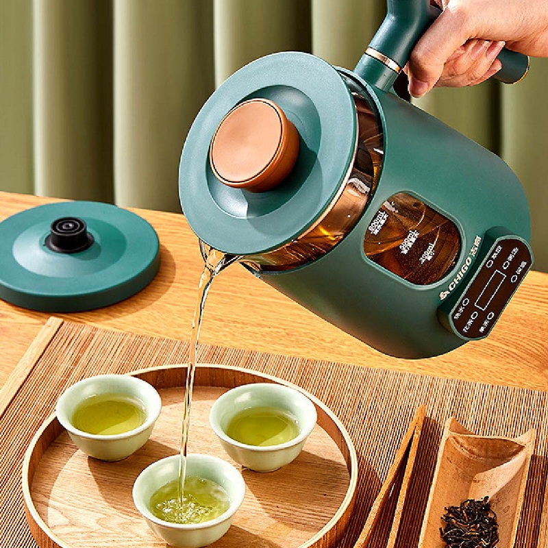 Somnus feng   110V 220V 800ml Smart Tea Maker Portable Tea Making Machine Home Health Kettle Automatic Keep Warm Multifunction Flower Teapot phone case. 