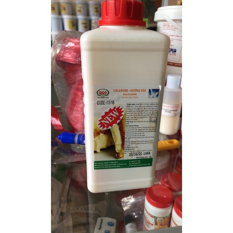 Tinh Hương Sữa Mauri & Bico 1lit